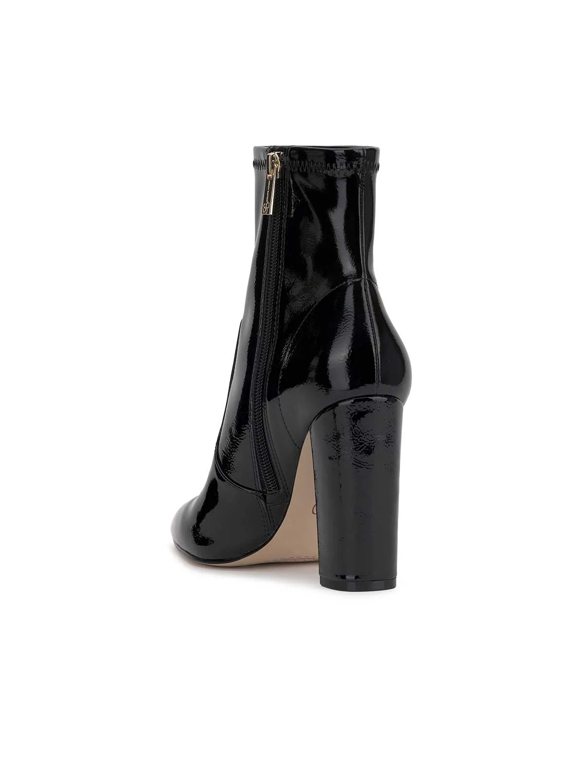 Narelle Pointed Toe Bootie in Black Patent sold by Jessica Simpson product image thumbnail 3