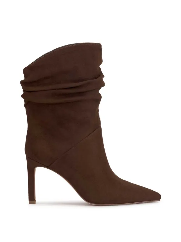 Elisti Scrunch Bootie in Walnut made by Jessica Simpson