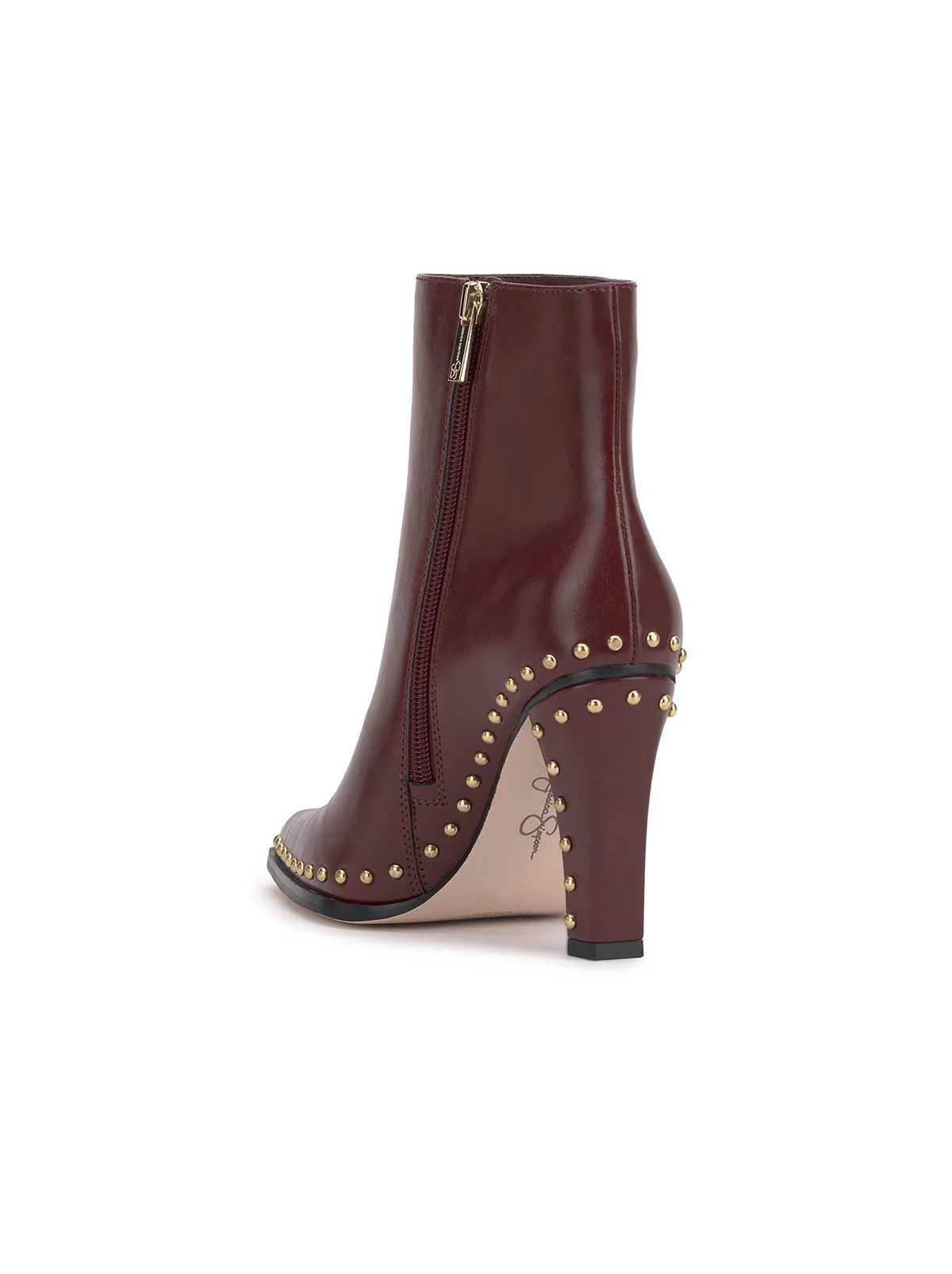 Rixie Studded Heeled Bootie in Dark Cherry sold by Jessica Simpson product image thumbnail 4