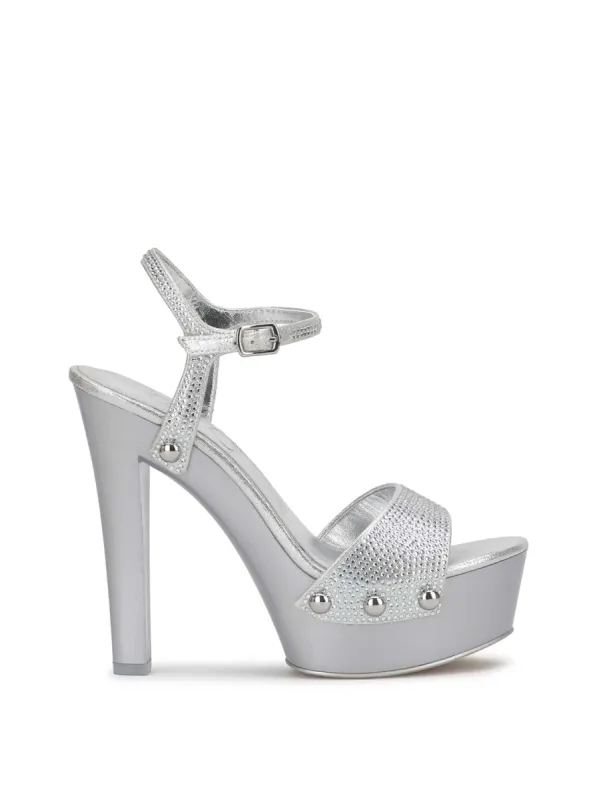 Calenta Studded Platform in Silver sold by Jessica Simpson