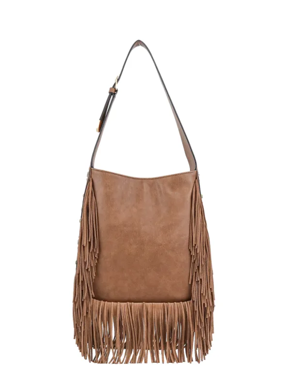 Calypso Hobo in Almond Brown sold by Jessica Simpson