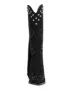 Rosera Studded Fringe Boot in Black sold by Jessica Simpson