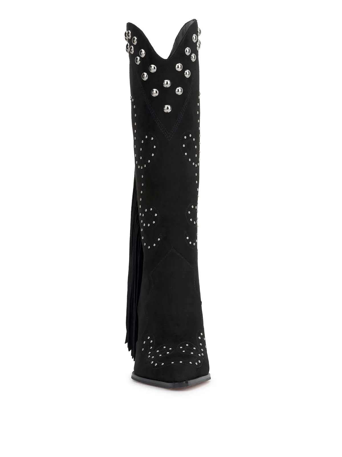 Rosera Studded Fringe Boot in Black sold by Jessica Simpson product image thumbnail 2