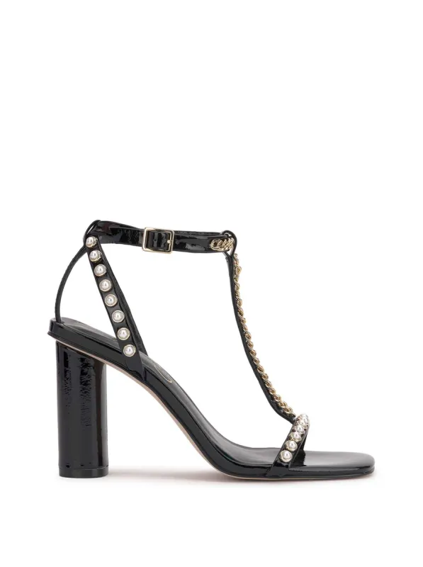 Siven High Heel Sandal in Black sold by Jessica Simpson