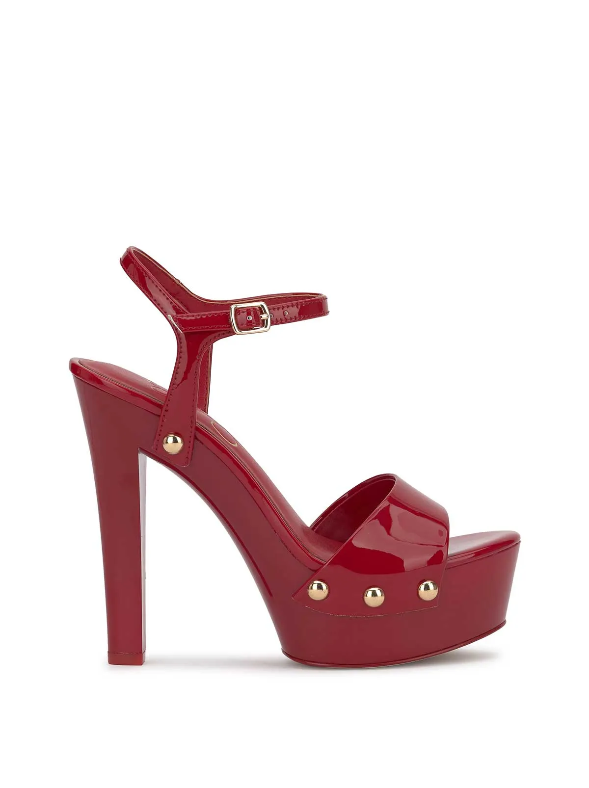 Calenta Studded Platform in Red Muse sold by Jessica Simpson