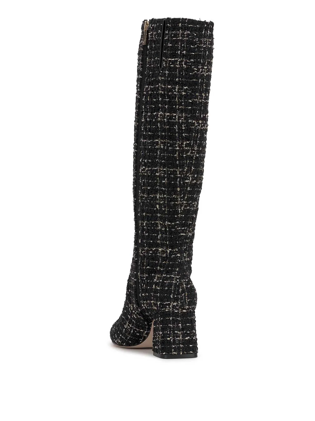 Skyeth Block Heel Boot in Black Sequin Tweed sold by Jessica Simpson product image thumbnail 2