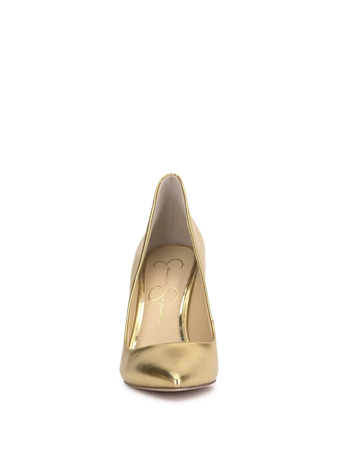 Cambredge Pump in Bright Gold sold by Jessica Simpson product image thumbnail 2