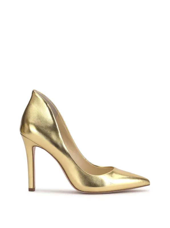 Cambredge Pump in Bright Gold sold by Jessica Simpson