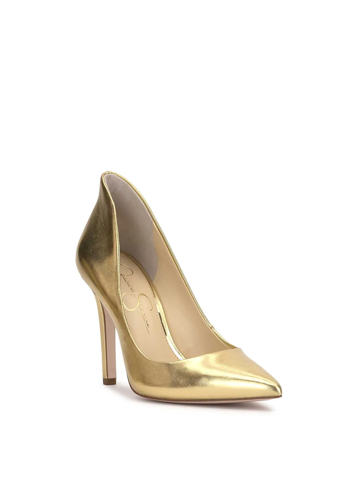 Cambredge Pump in Bright Gold sold by Jessica Simpson product image thumbnail 4