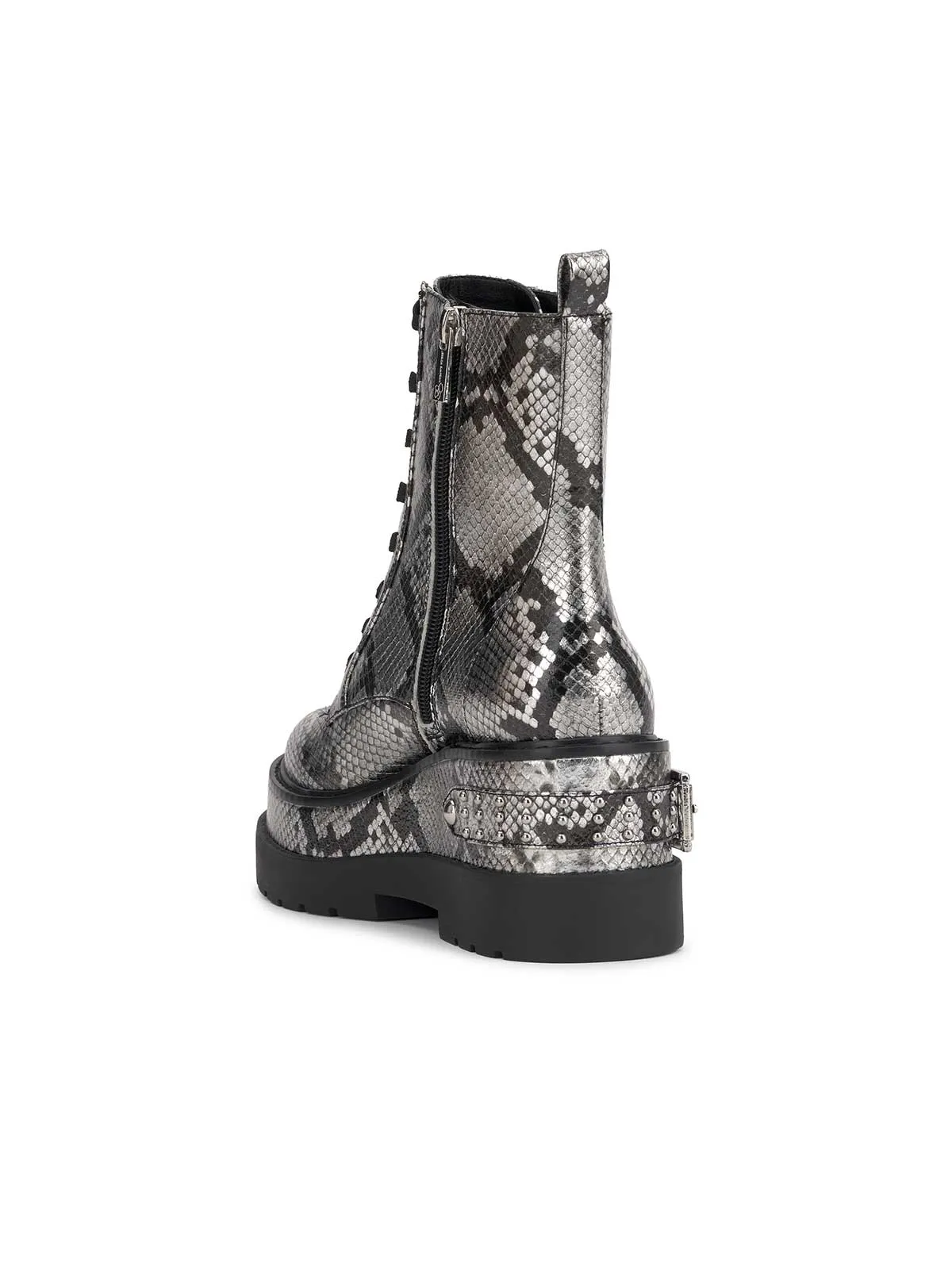 Imelda Combat Boot in Chrome Snake sold by Jessica Simpson product image thumbnail 3