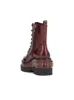 Imelda Combat Boot in Oxblood sold by Jessica Simpson