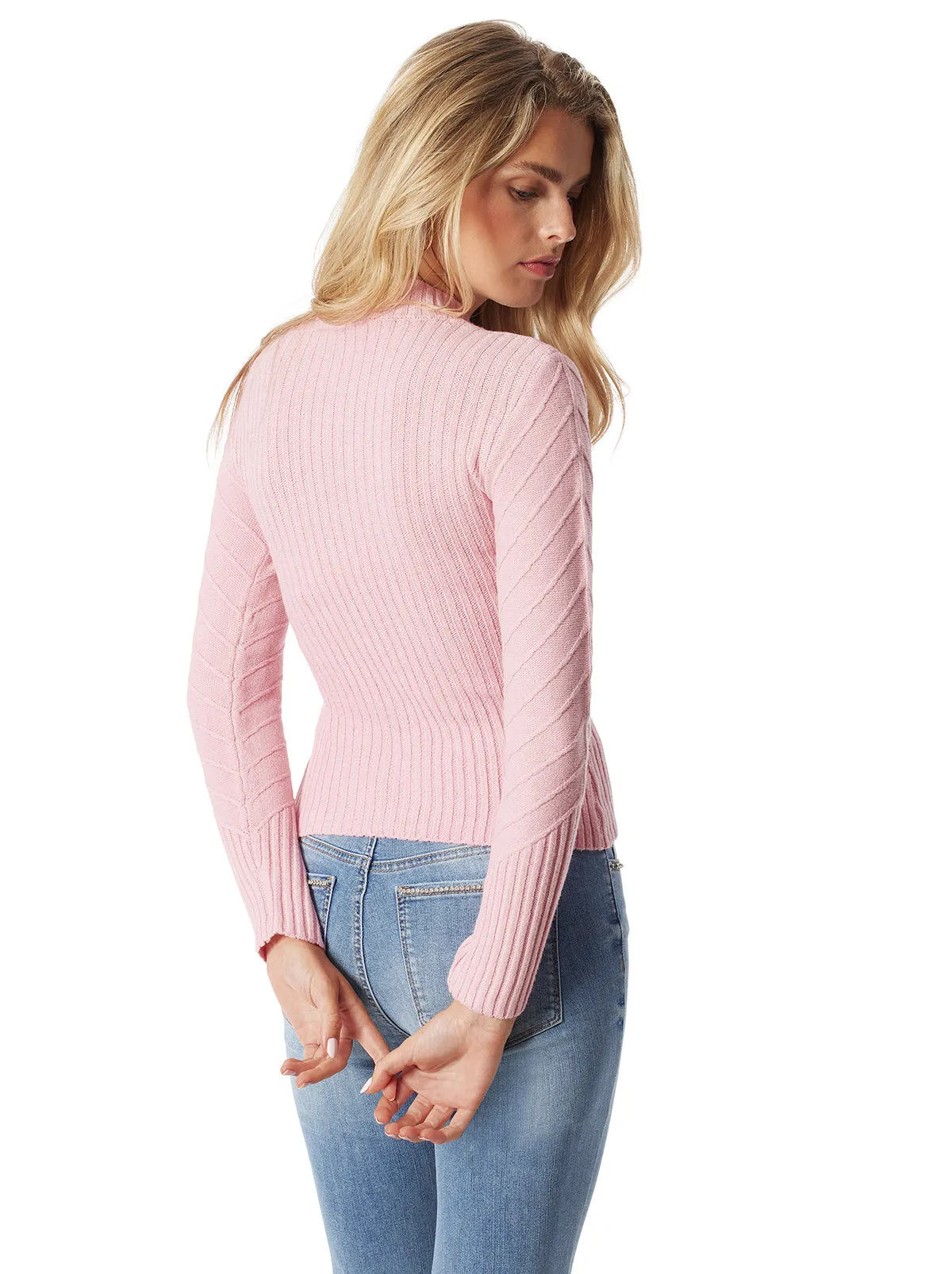 Adena Sweater in Chateau Rose sold by Jessica Simpson product image thumbnail 4