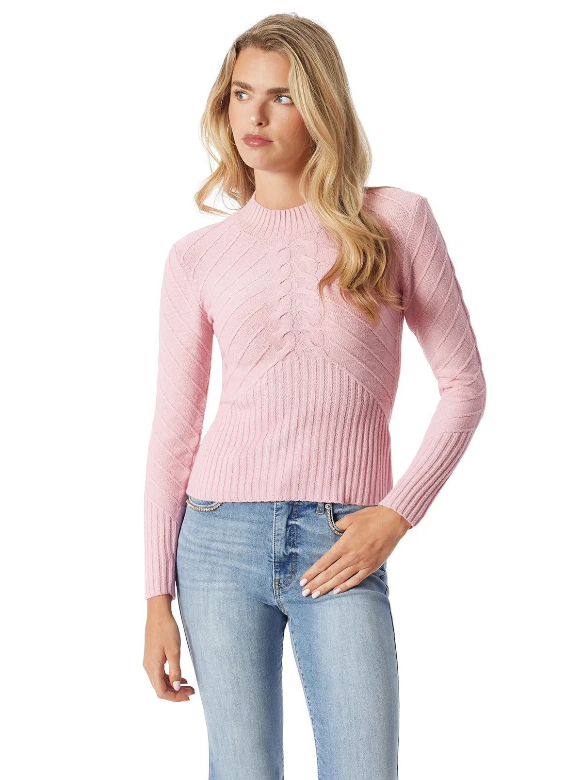 Adena Sweater in Chateau Rose sold by Jessica Simpson product image thumbnail 2