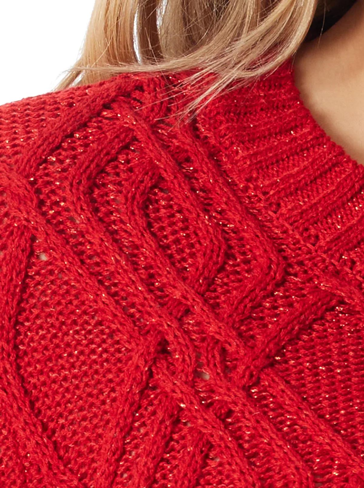 Ayaan Sweater in Scarlet Sage sold by Jessica Simpson product image thumbnail 3