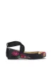 Mandalaye Ballet Flat in Black Blossom sold by Jessica Simpson