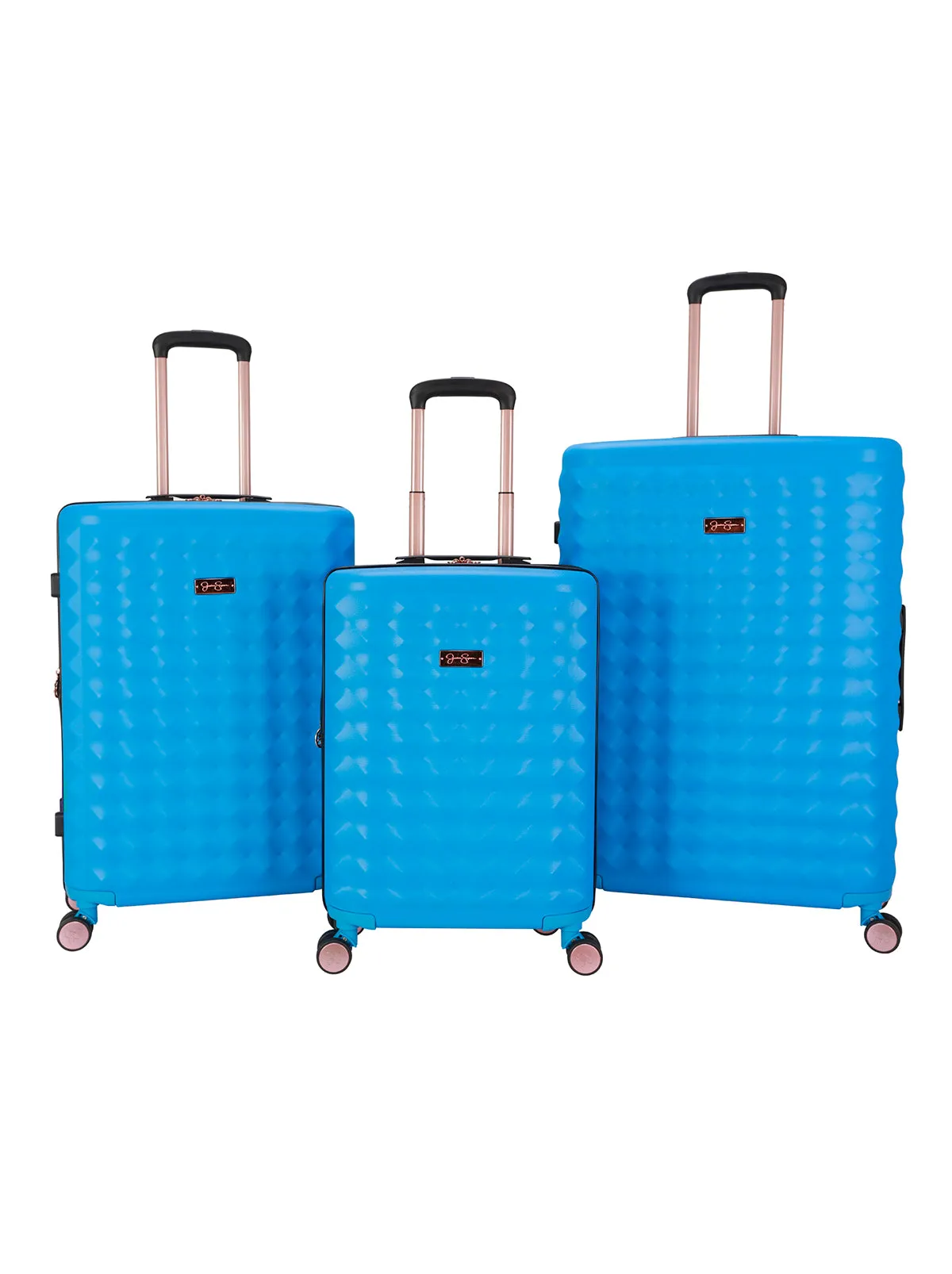 Vibrance Luggage Collection in Swedish Blue sold by Jessica Simpson