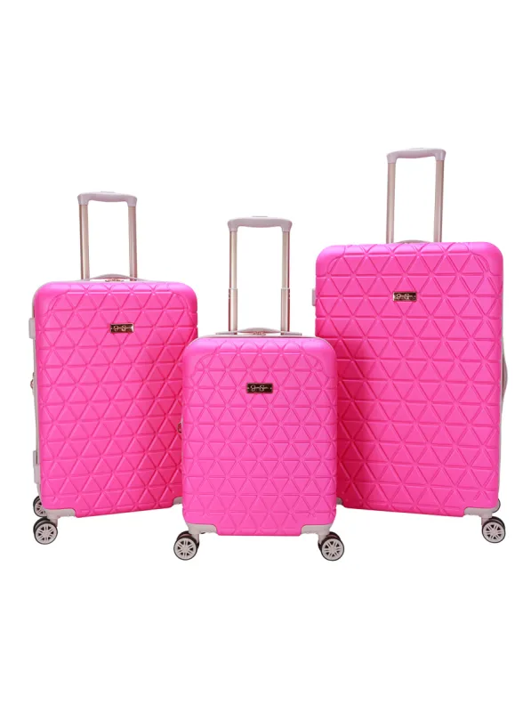 Dreamer Luggage Collection in Hot Pink sold by Jessica Simpson