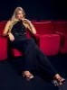 Tola Jumpsuit in Black sold by Jessica Simpson
