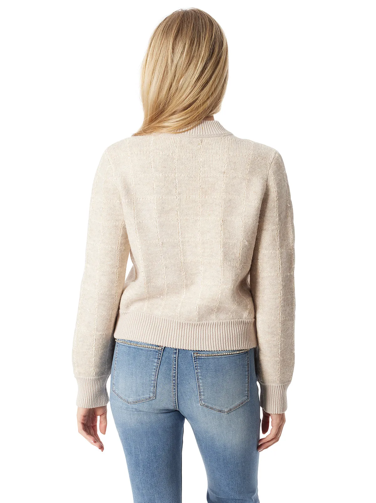 Sylviana Bomber Jacket in Natural Combo sold by Jessica Simpson product image thumbnail 3