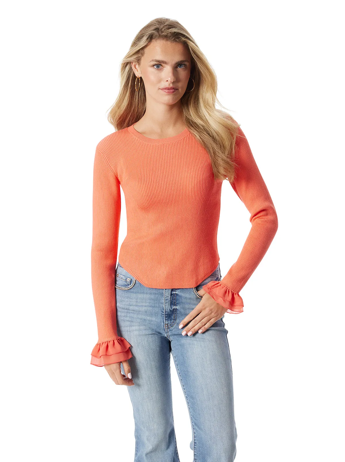 Nala Sweater in Porcelain Rose sold by Jessica Simpson