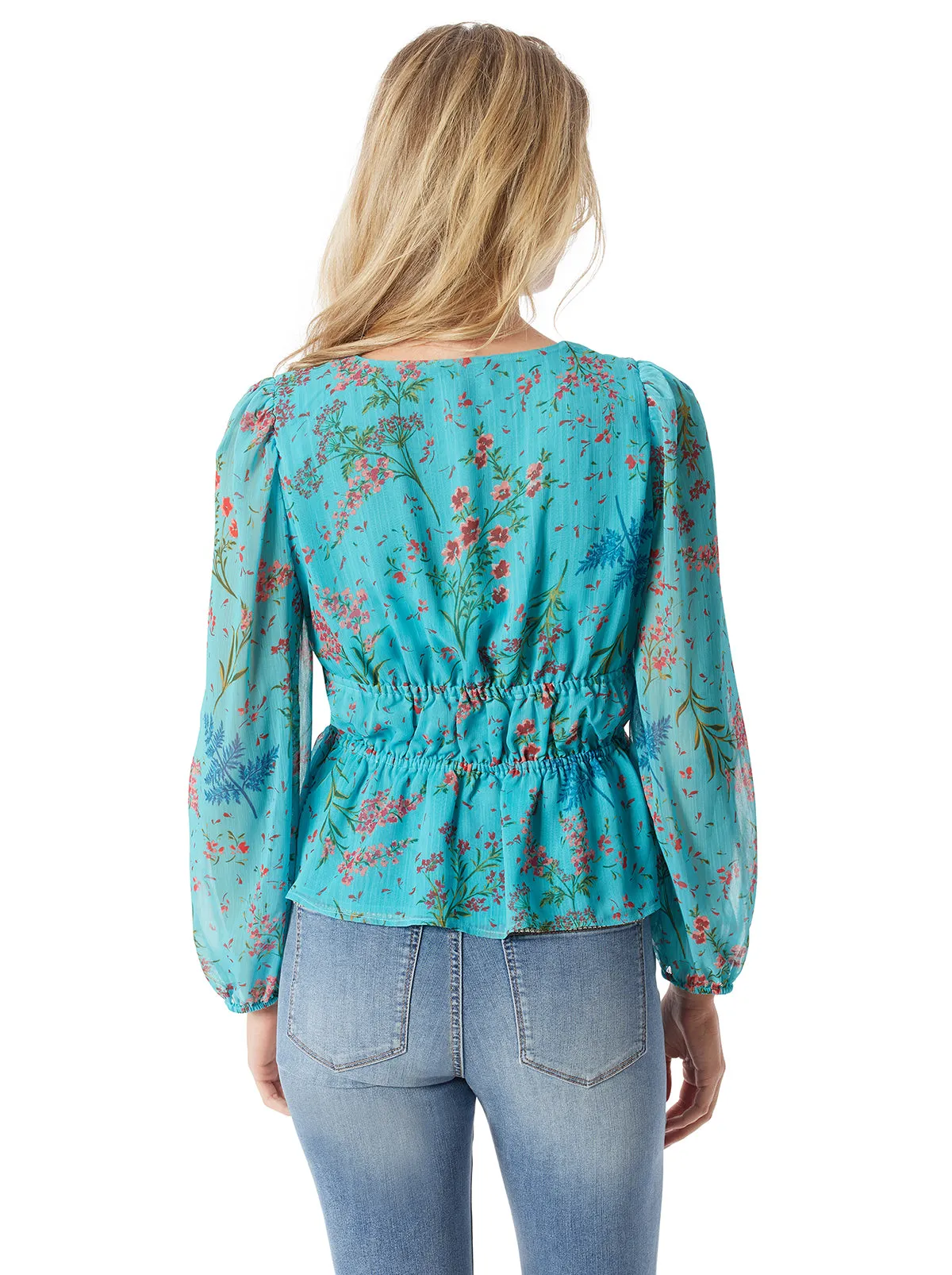 Marjani Top in Baltic-Field Floral sold by Jessica Simpson product image thumbnail 4