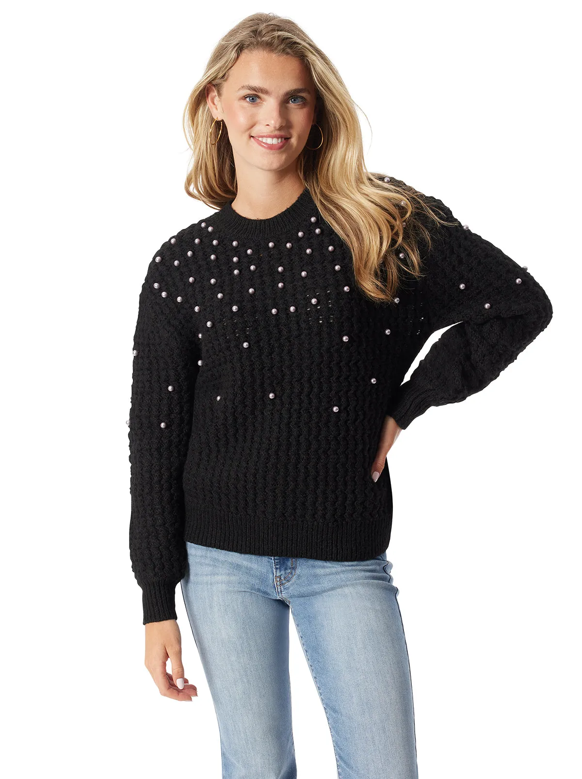 Kamari Sweater in Black sold by Jessica Simpson