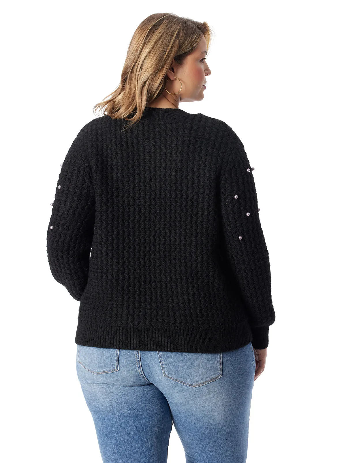Kamari Sweater in Black sold by Jessica Simpson product image thumbnail 4