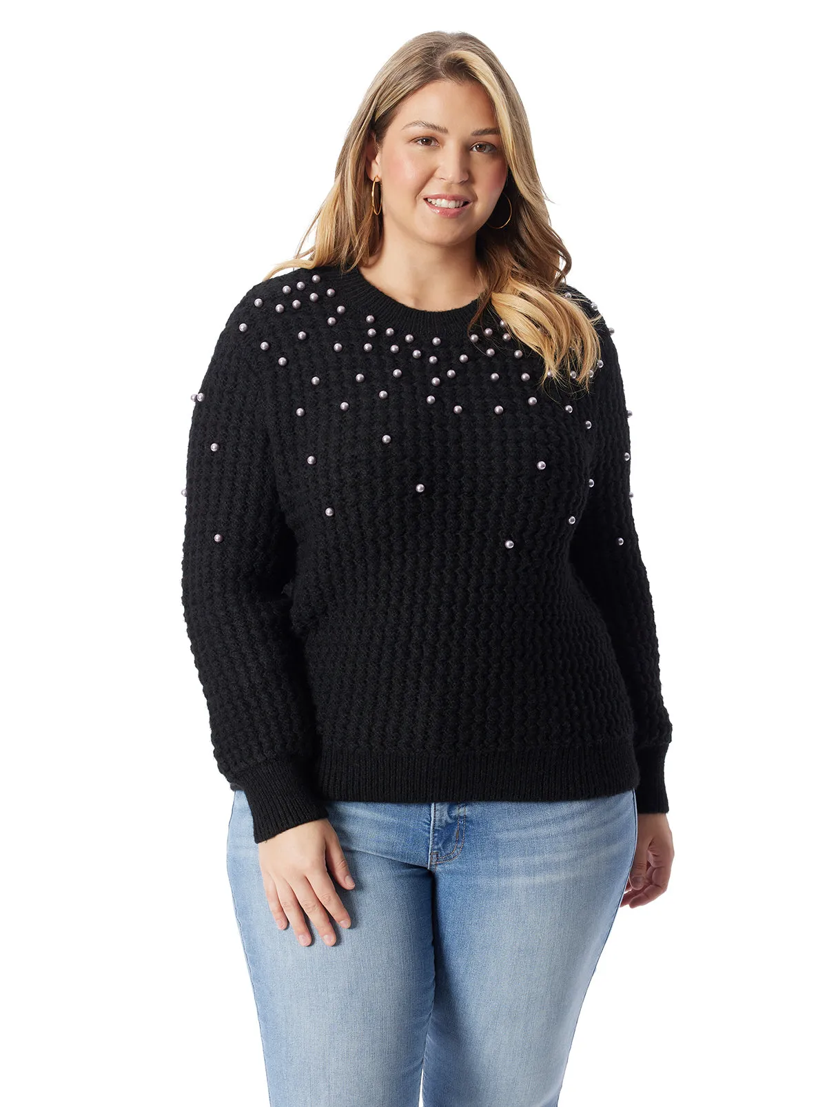 Kamari Sweater in Black sold by Jessica Simpson product image thumbnail 3