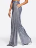 Adaeze Wide Leg Pant in Peacoat sold by Jessica Simpson