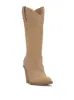 Liselotte Studded Western Boot in Almond sold by Jessica Simpson