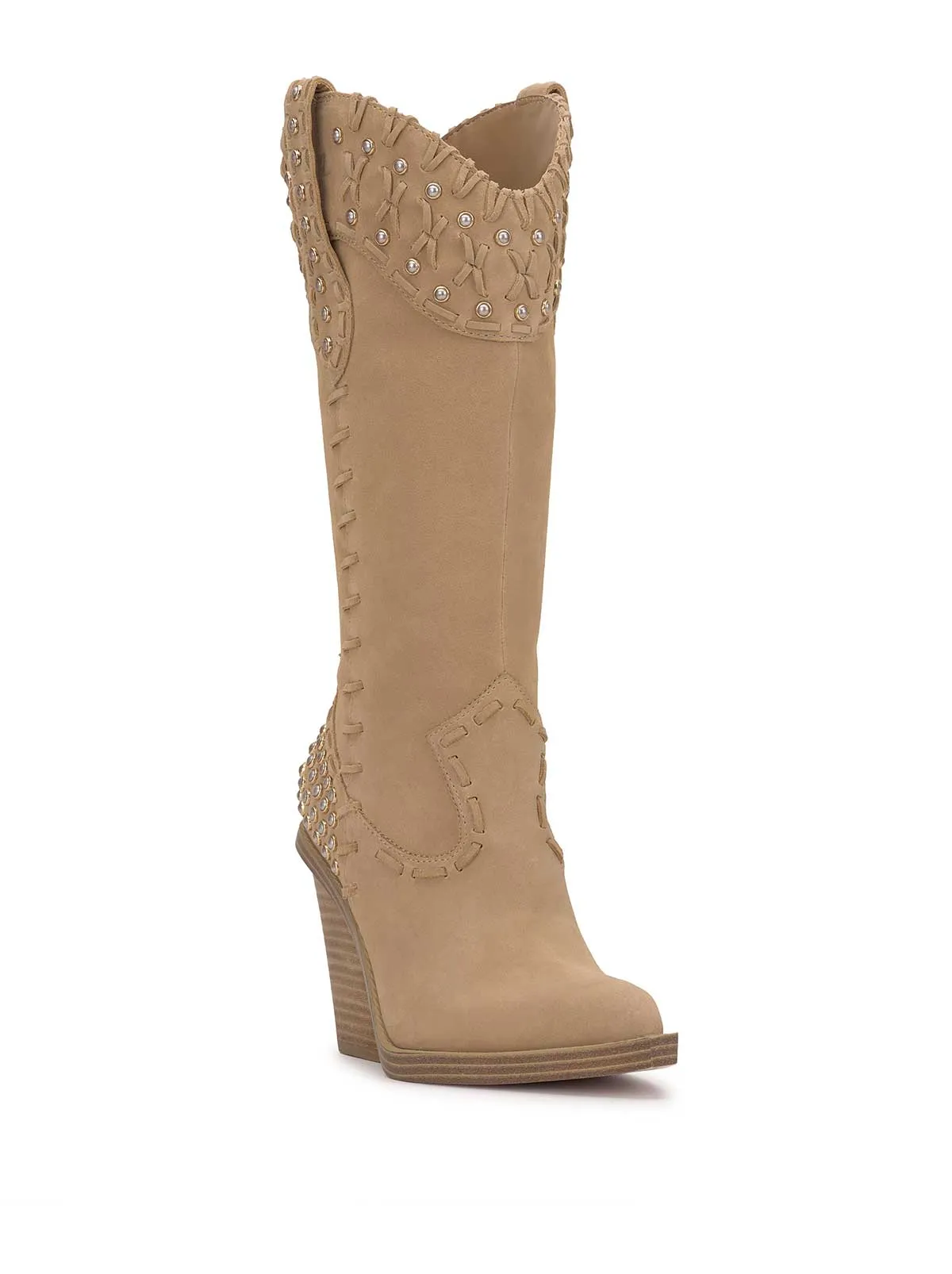 Liselotte Studded Western Boot in Almond sold by Jessica Simpson product image thumbnail 4