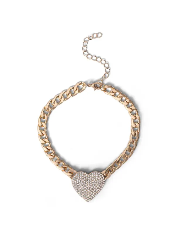 Crystal Heart Bracelet sold by Jessica Simpson