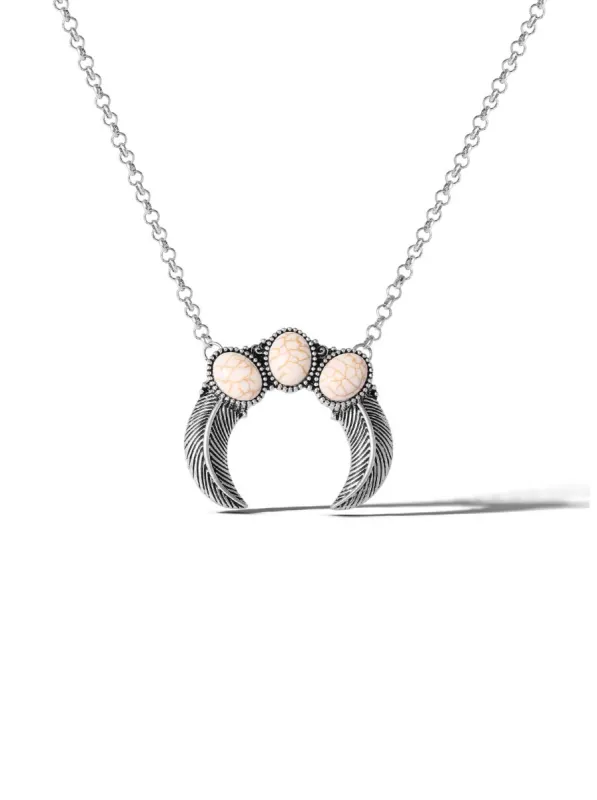 Stone Horn Necklace sold by Jessica Simpson