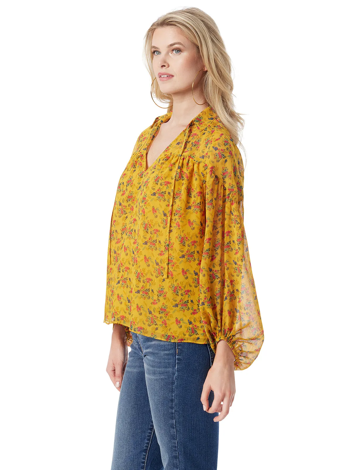 Doris Blouse in Festive Bunches sold by Jessica Simpson product image thumbnail 4