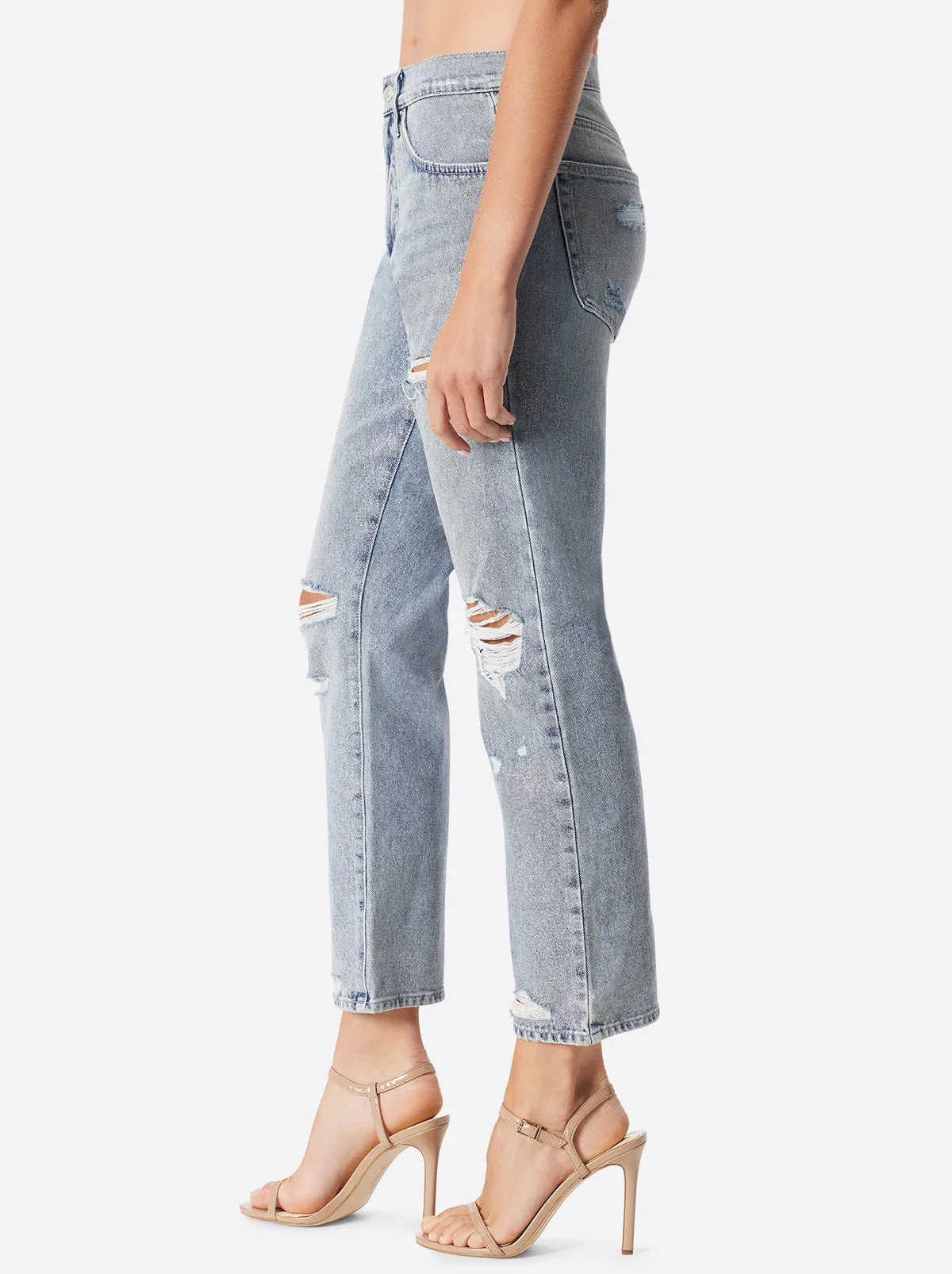 Harmony Straight High Rise Jean in Aura sold by Jessica Simpson product image thumbnail 2