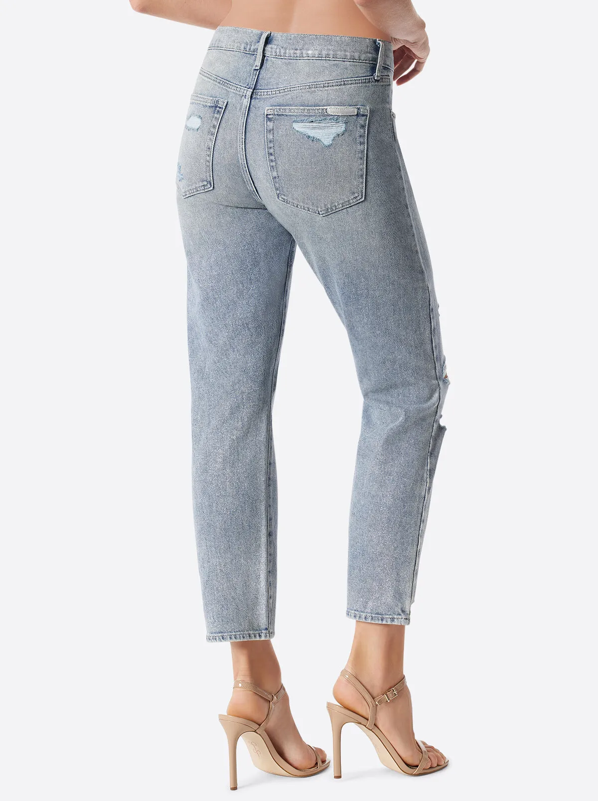 Harmony Straight High Rise Jean in Aura sold by Jessica Simpson product image thumbnail 3