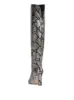 Mistia Over The Knee Boot in Chrome Snake sold by Jessica Simpson