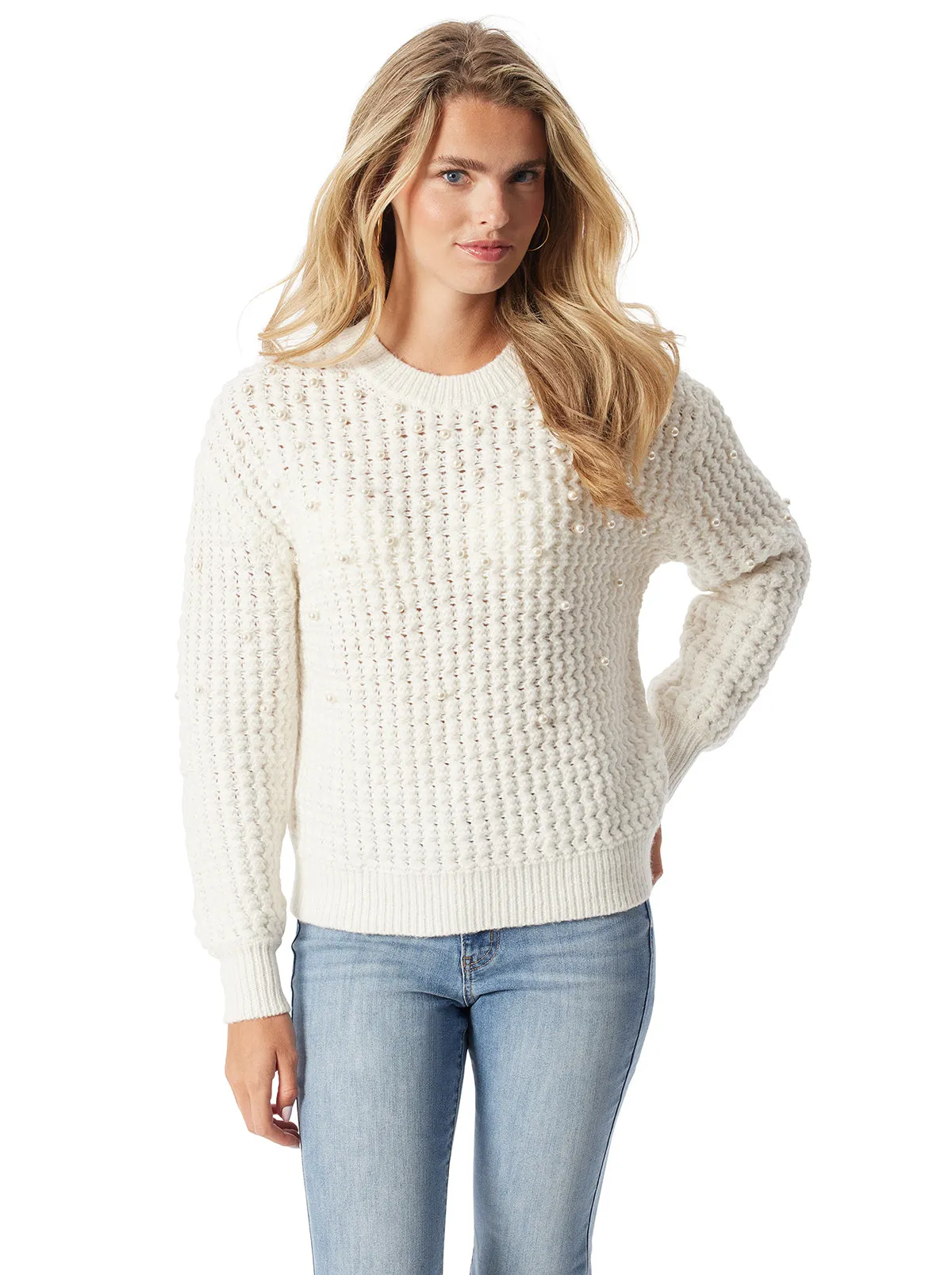 Kamari Sweater in Gardenia sold by Jessica Simpson product image thumbnail 2
