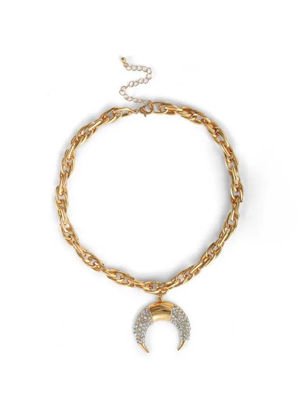 Pave Horn Necklace sold by Jessica Simpson