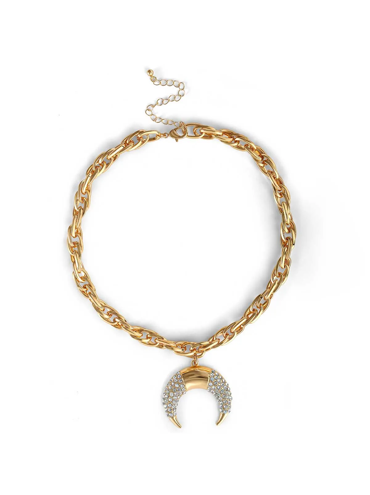 Pave Horn Necklace sold by Jessica Simpson