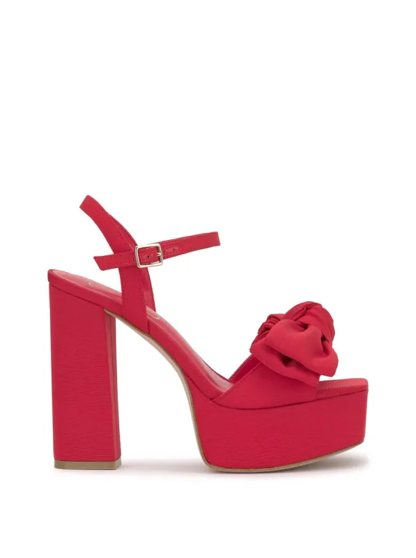 Lollien Platform in Red Muse sold by Jessica Simpson