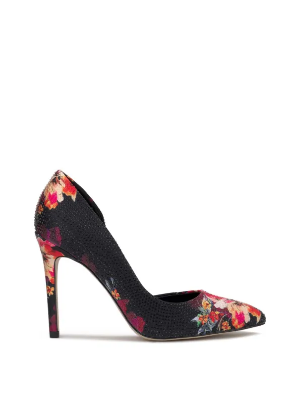 Prizma D'Orsay Pump in Black Blossom sold by Jessica Simpson