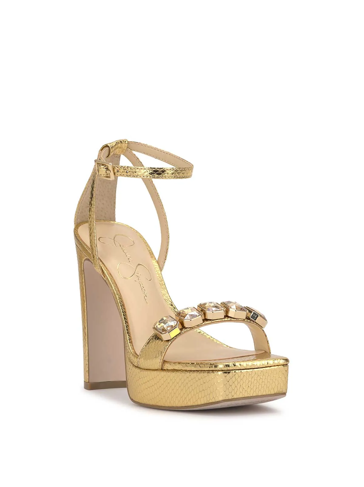 Callirah Platform in Gold sold by Jessica Simpson product image thumbnail 4