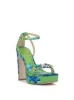 Callirah Platform in Blue Blossom sold by Jessica Simpson