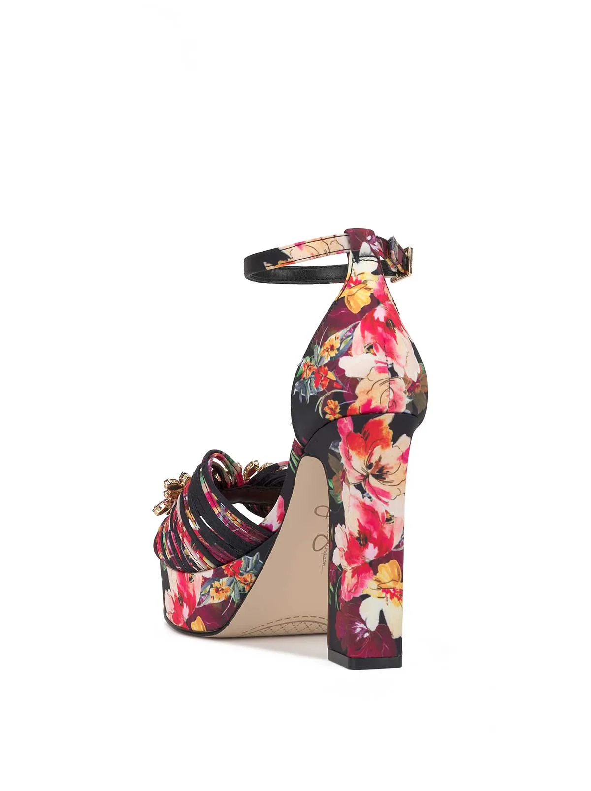 Anissia Platform in Black Blossom sold by Jessica Simpson product image thumbnail 4
