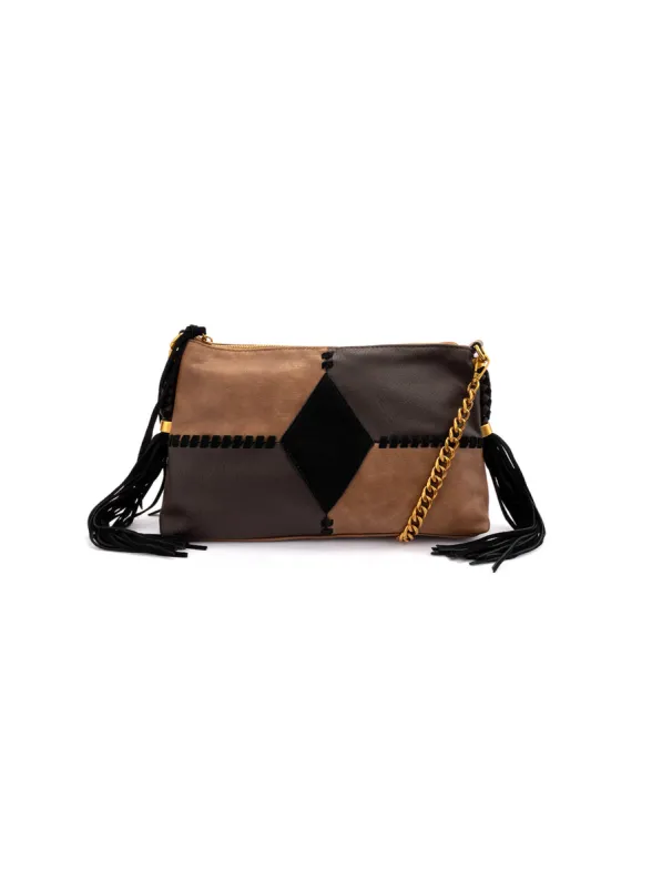 Darlene Crossbody in Almond Brown Multi sold by Jessica Simpson