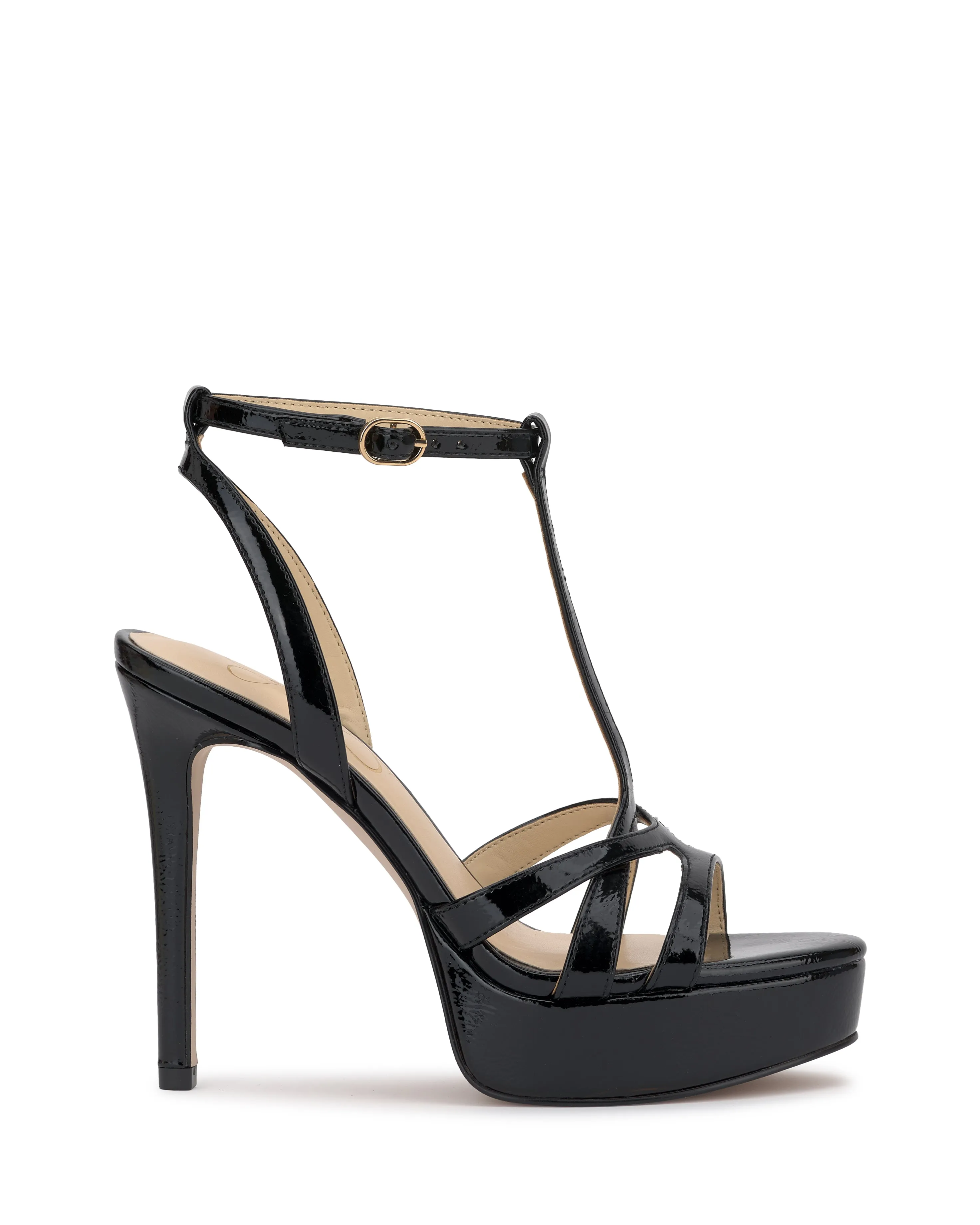 Sippete Platform Sandal in Black sold by Jessica Simpson