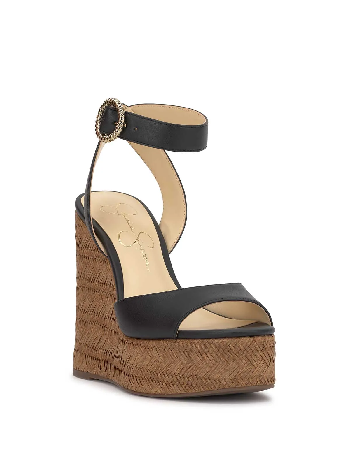 Kamindi Espadrille Wedge in Black sold by Jessica Simpson product image thumbnail 4
