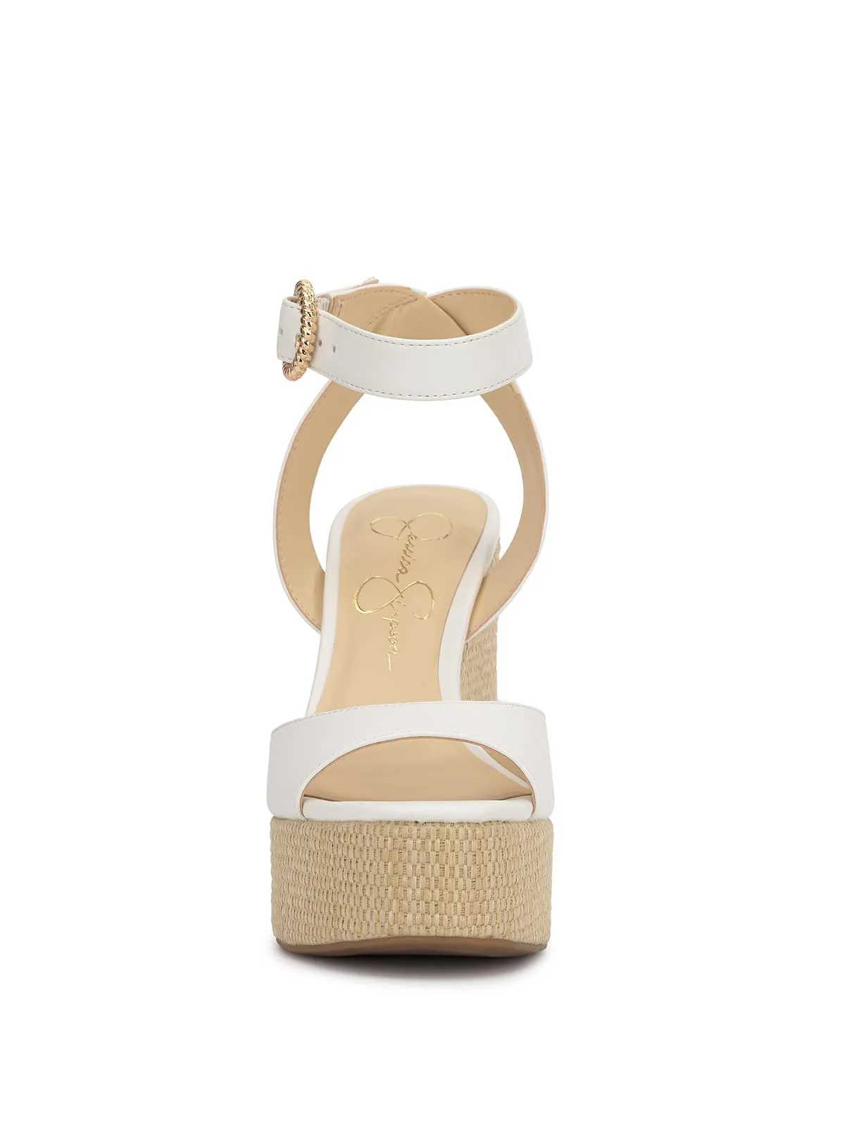 Kamindi Espadrille Wedge in Bright White sold by Jessica Simpson product image thumbnail 2