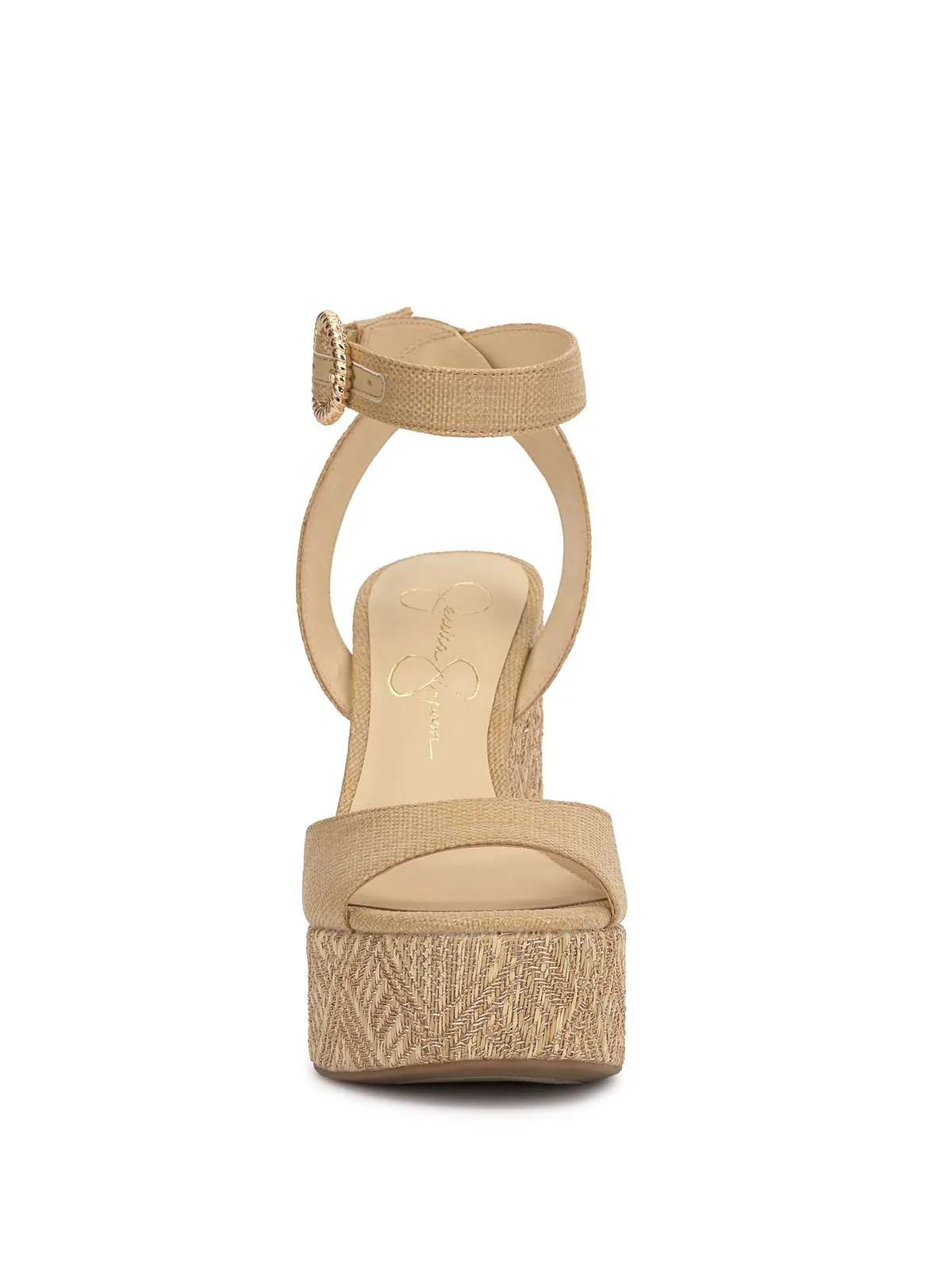 Kamindi Espadrille Wedge in Natural Raffia sold by Jessica Simpson product image thumbnail 2